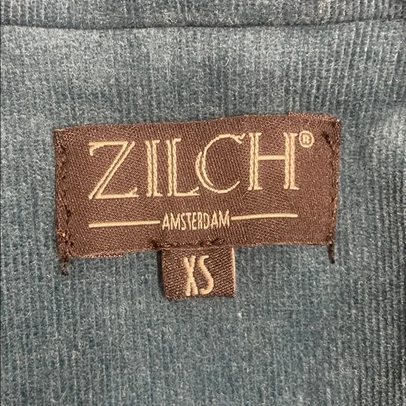 ZILCH Teal Blazer 2 Button Up Front Fitted Classic Sz XS - Picture 9 of 15